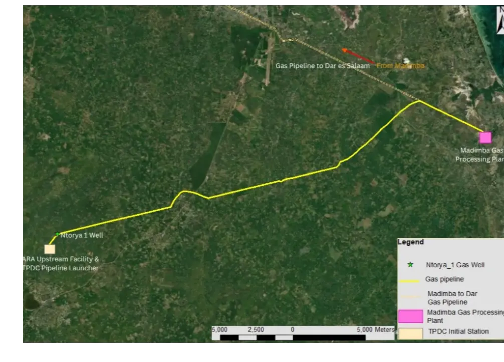 CONSTRUCTION OF RAW NATURAL GAS PIPELINE FROM NTORYA GAS FIELD TO MADIMBA GAS PROCESSING PLANT PROJE...